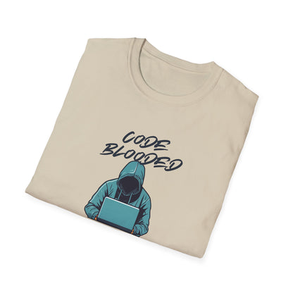 Code Blooded T-Shirt - Funny Programmer Tee - Office Humor Shirt