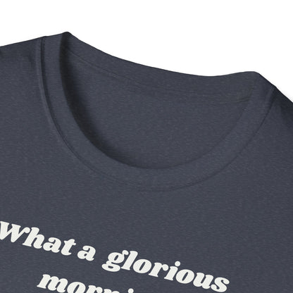 What a Glorious Morning to Step on Legos T-Shirt - Funny Parenting Dad Tee