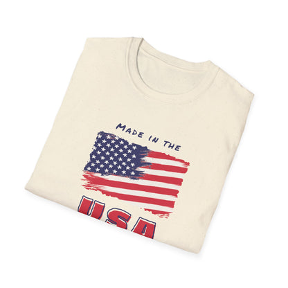 USA T-Shirt - Patriotic Fourth of July Shirt - Independence Day Flag Tee