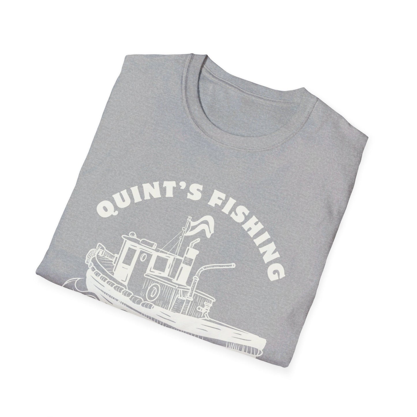 Quint's Fishing Amity Island T-Shirt - Classic Jaws Movie Reference