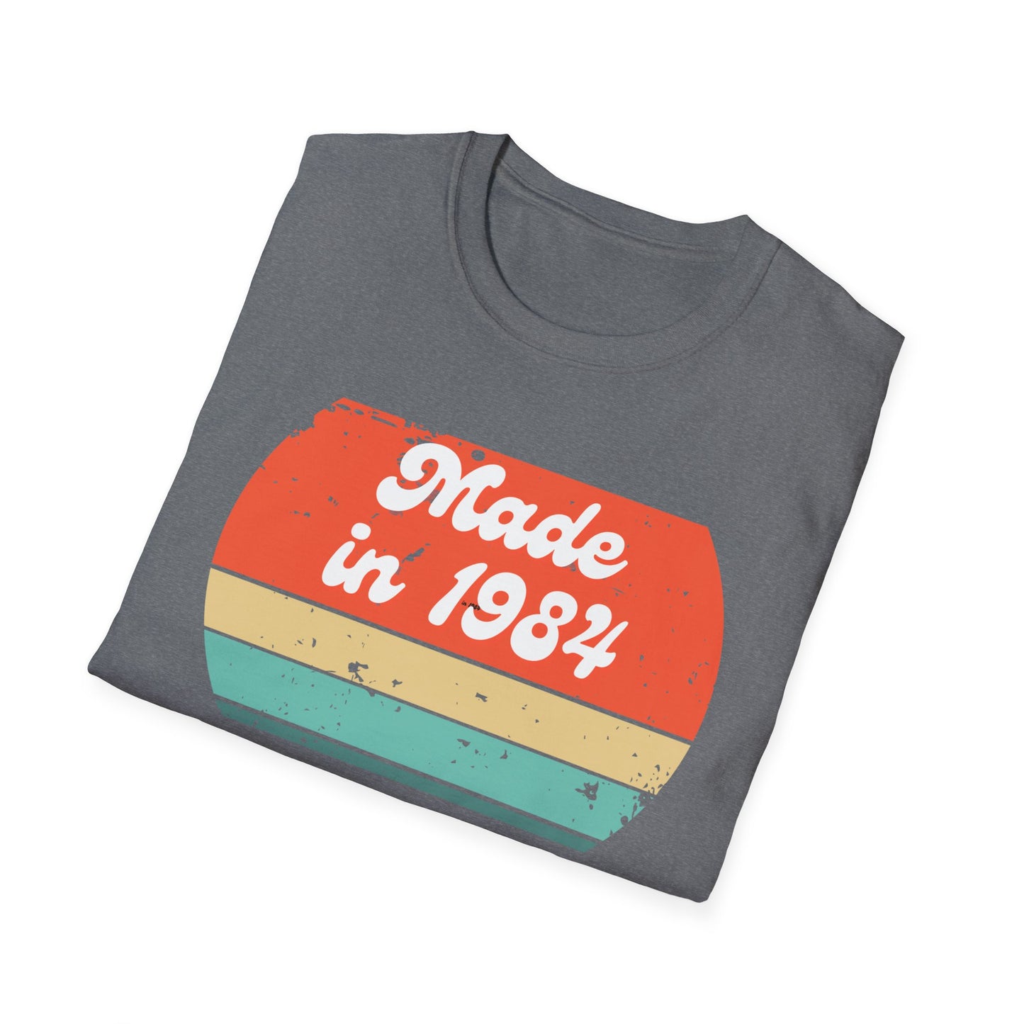 Made in 1984 T-Shirt - Retro Vintage 1984 Birthday Gift - Nostalgic 80s Tee