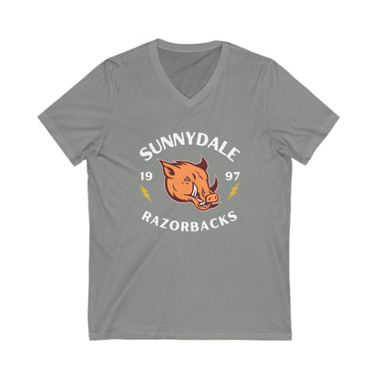 Vintage "Sunnydale 1997 Razorbacks" T-Shirt - Buffy the Vampire Slayer Inspired - Vneck