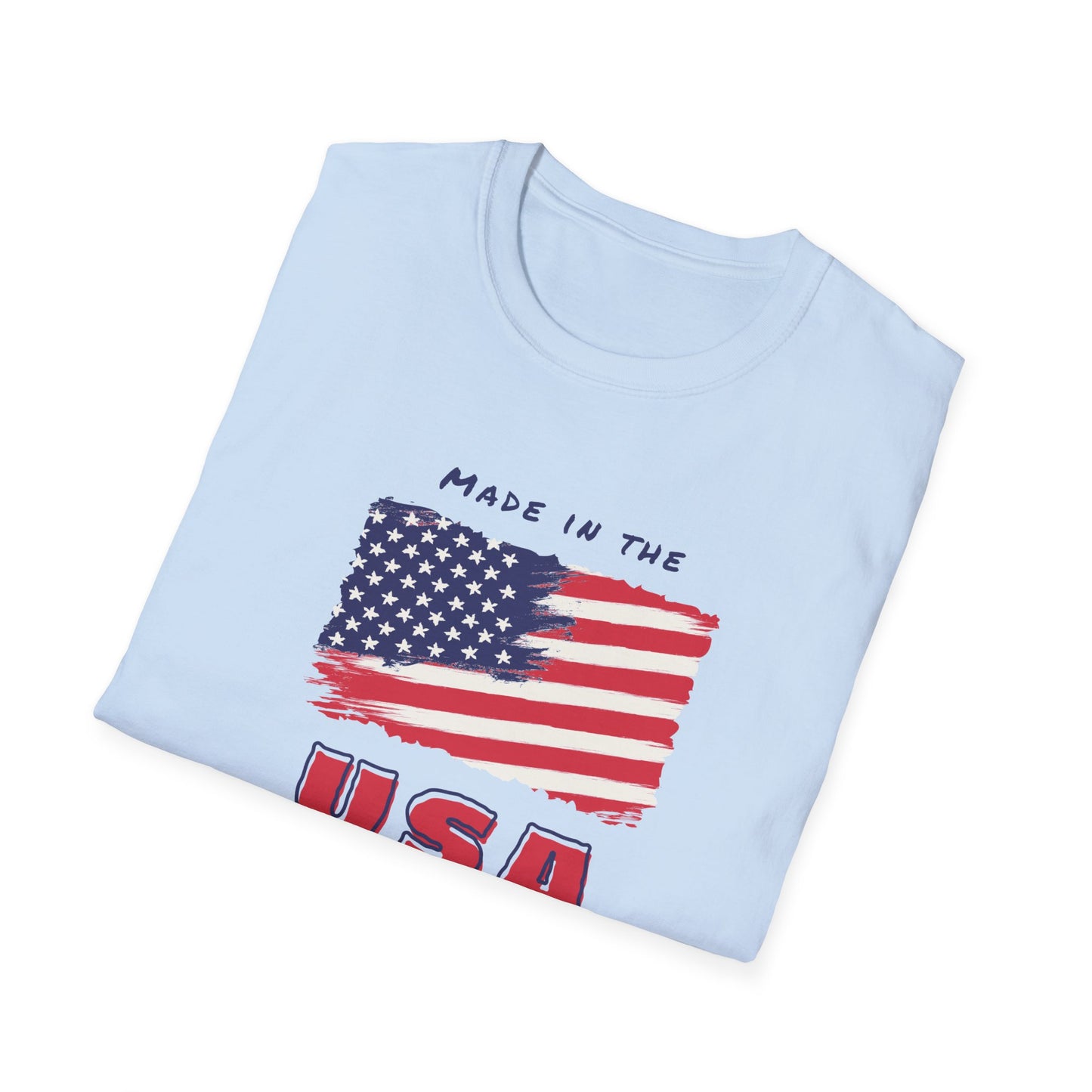 USA T-Shirt - Patriotic Fourth of July Shirt - Independence Day Flag Tee