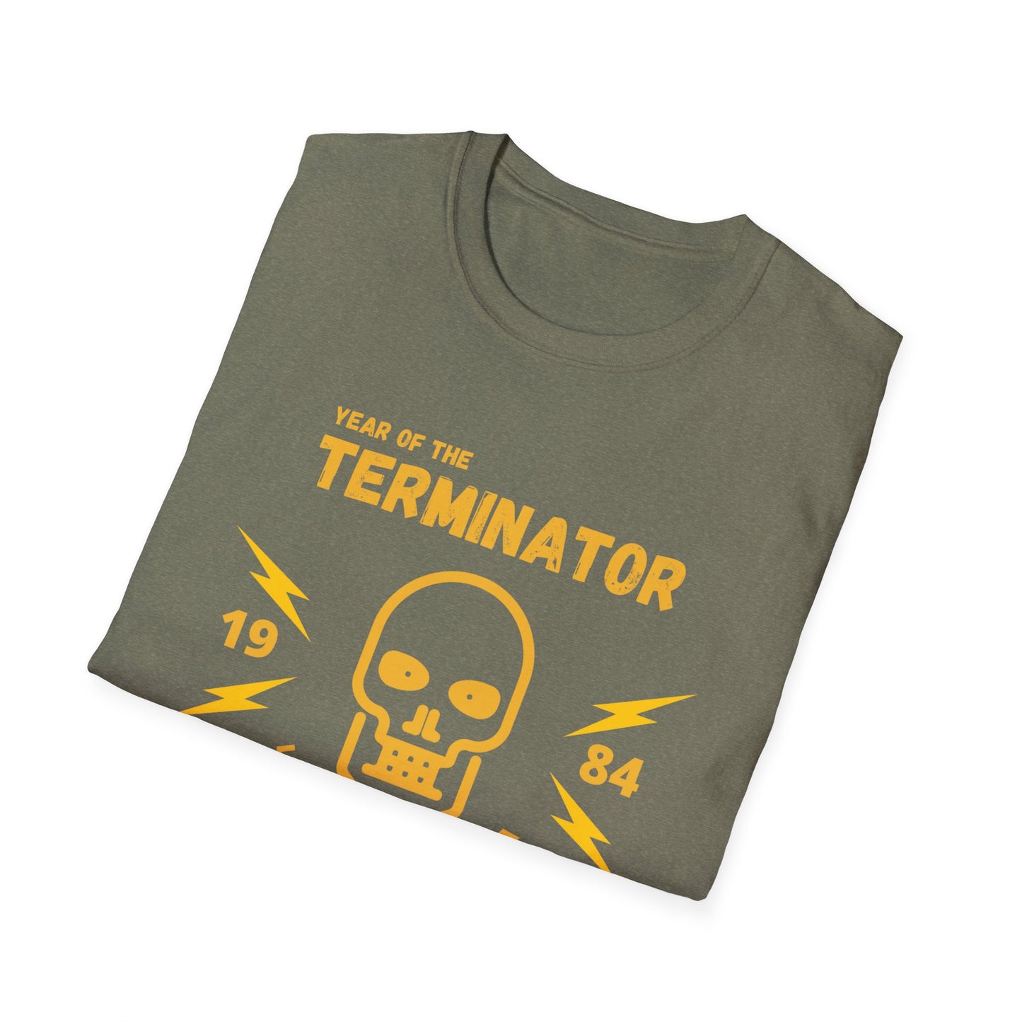 Year of the Terminator 1984 T-Shirt - Retro Sci-Fi Birthday Gift - Vintage 1984 Tee