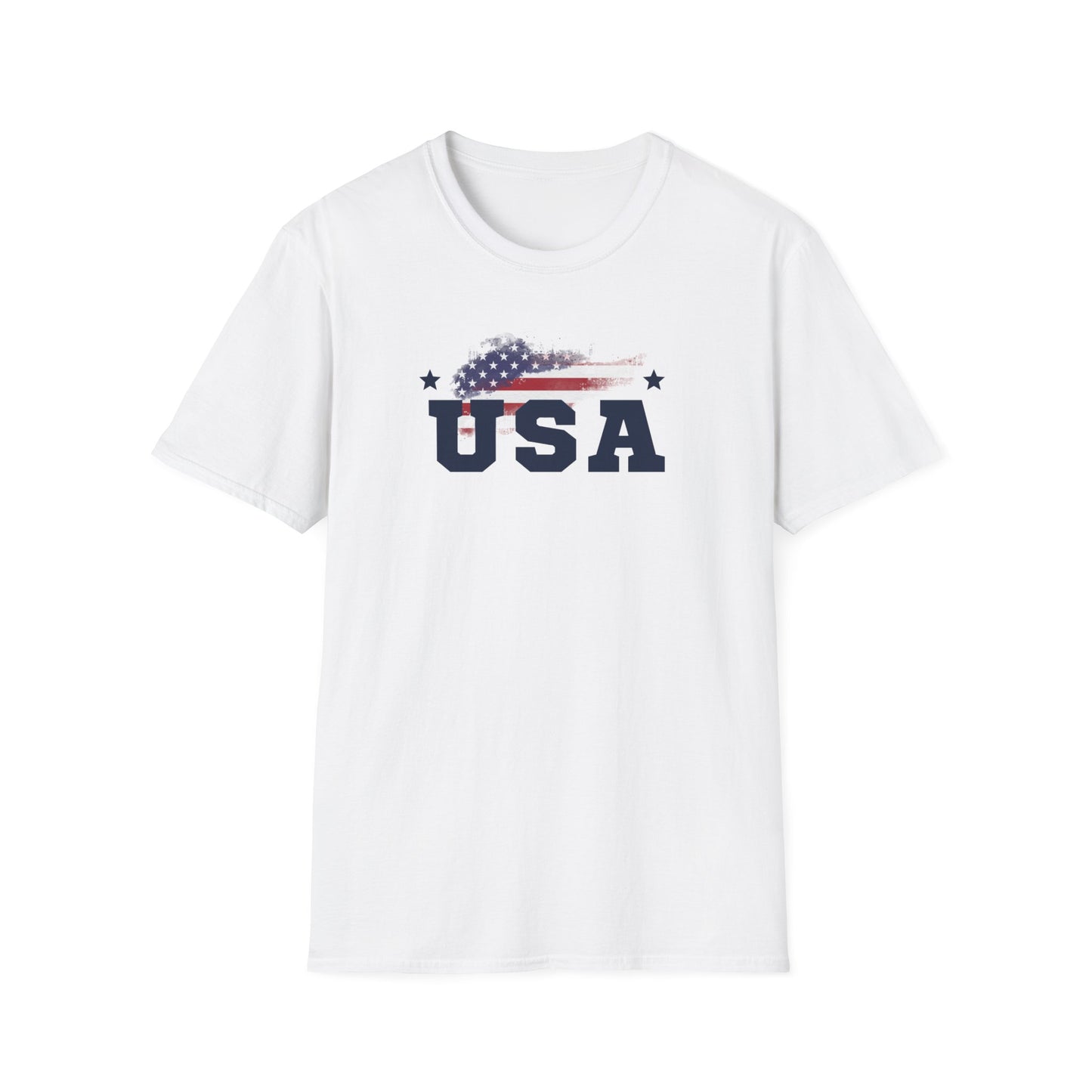 USA T-Shirt - Patriotic Fourth of July Shirt - Independence Day Flag Tee