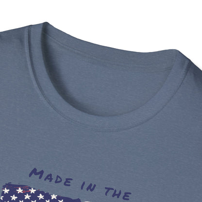 USA T-Shirt - Patriotic Fourth of July Shirt - Independence Day Flag Tee