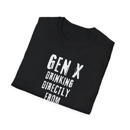 Drinking Directly from Water Hoses - Gen X Nostalgia T-Shirt