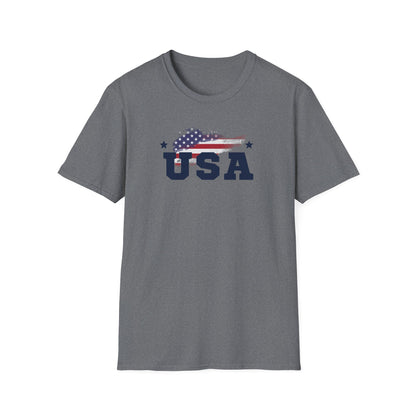 USA T-Shirt - Patriotic Fourth of July Shirt - Independence Day Flag Tee