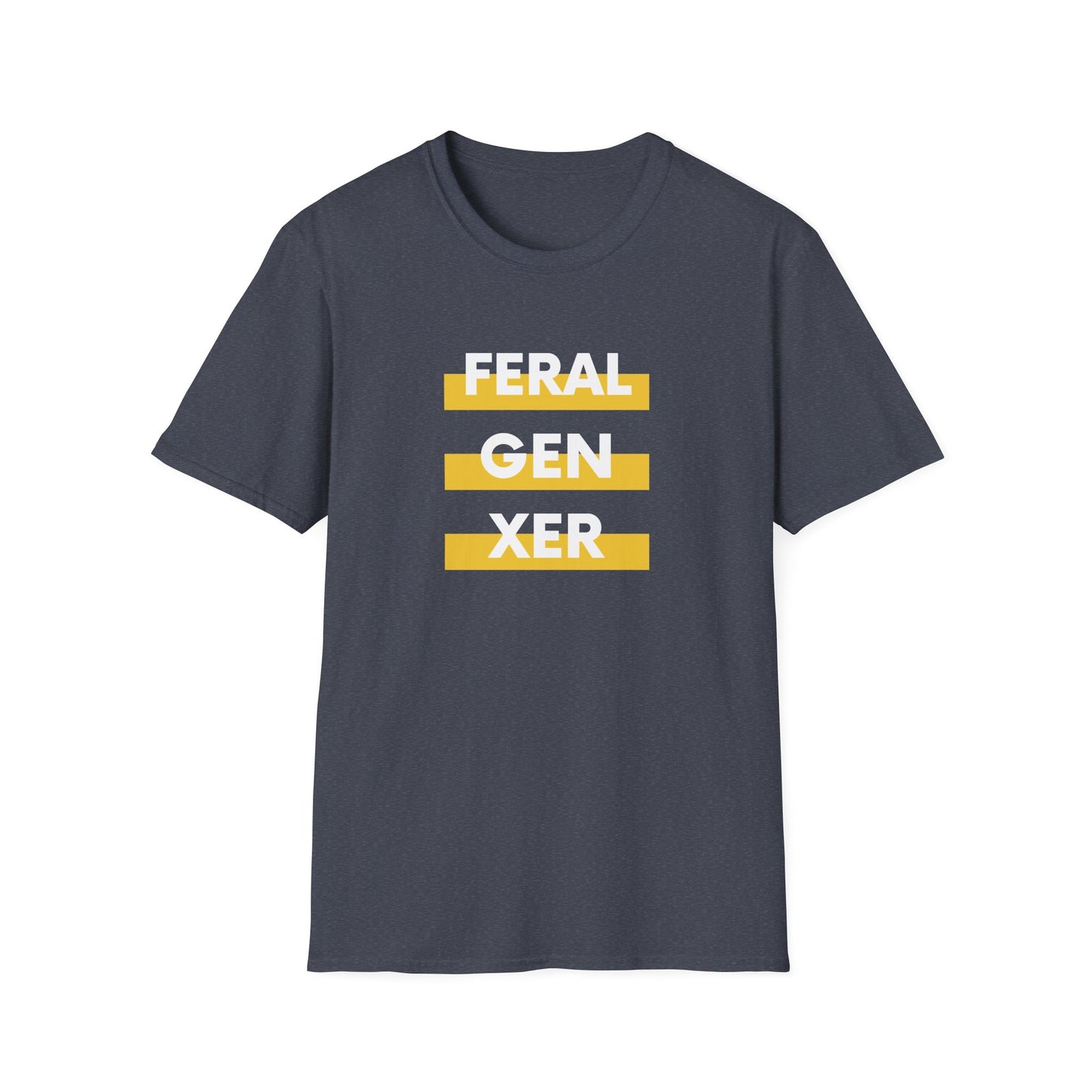 Feral Gen Xer T-Shirt - Funny Nostalgic Generation X Tee