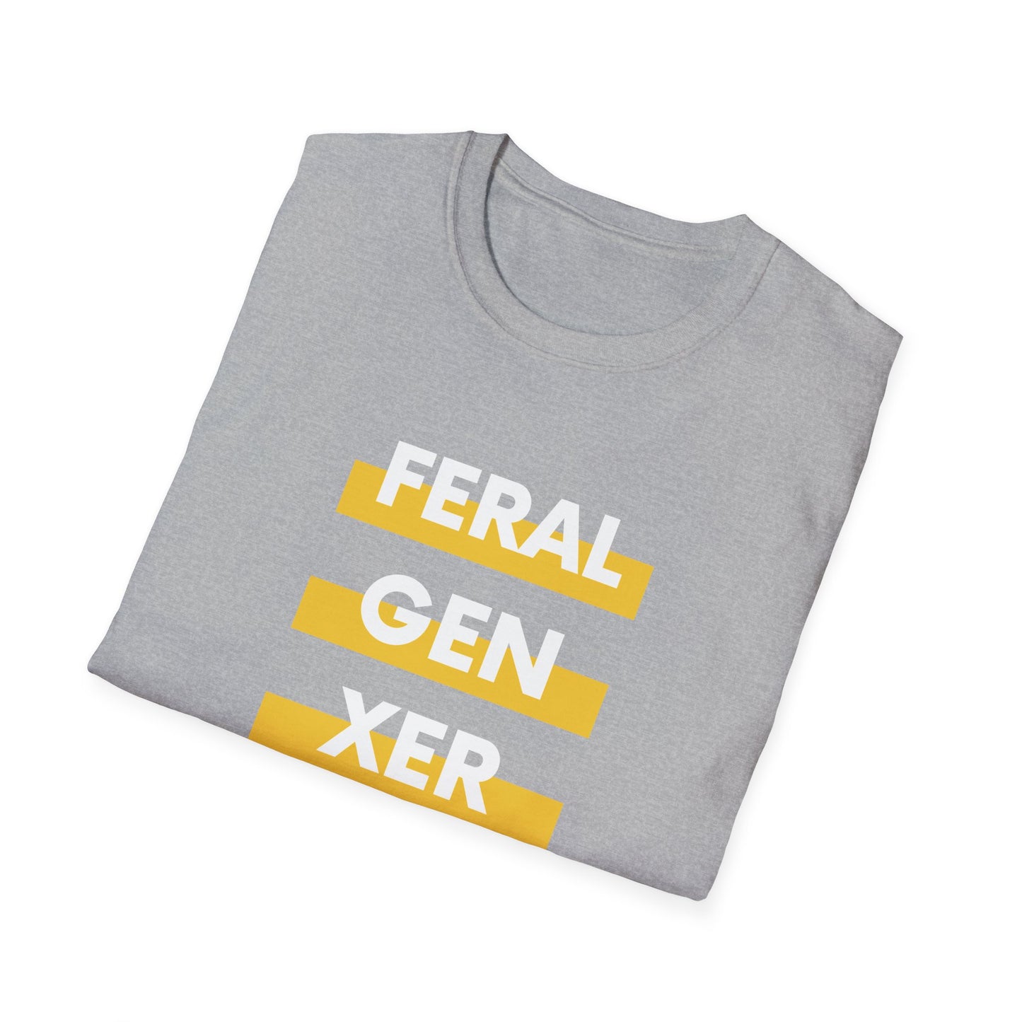 Feral Gen Xer T-Shirt - Funny Nostalgic Generation X Tee