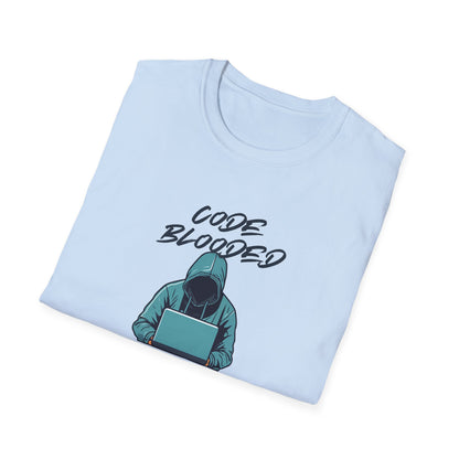 Code Blooded T-Shirt - Funny Programmer Tee - Office Humor Shirt