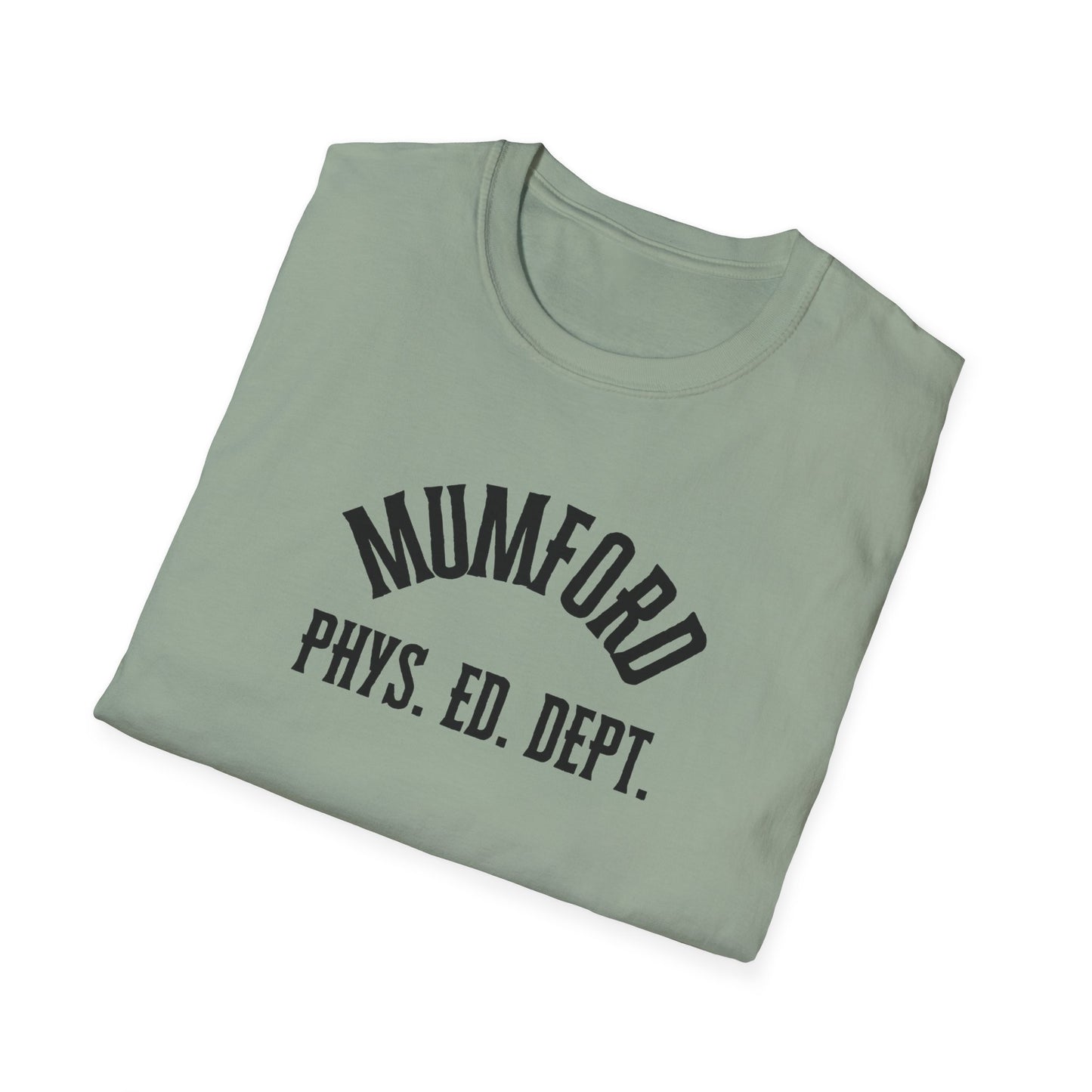 Mumford Phys Ed Dept T-Shirt - Nostalgic Beverly Hills Cop Movie Tee