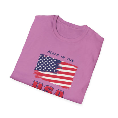 USA T-Shirt - Patriotic Fourth of July Shirt - Independence Day Flag Tee