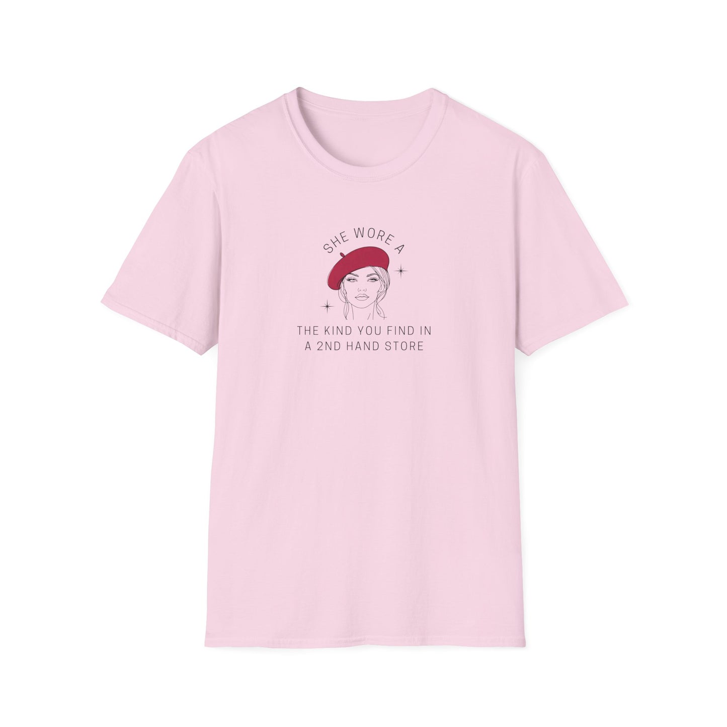 She Wore a Raspberry Beret T-Shirt - Nostalgic Prince Song Tribute Tee