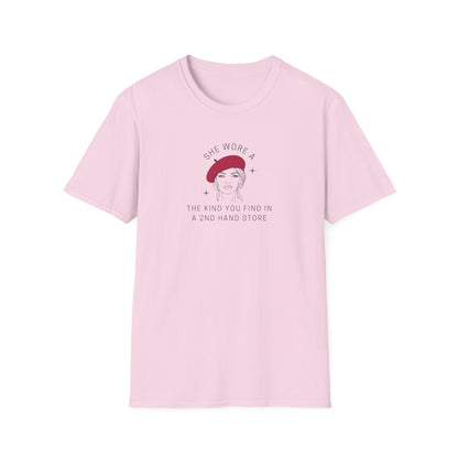 She Wore a Raspberry Beret T-Shirt - Nostalgic Prince Song Tribute Tee