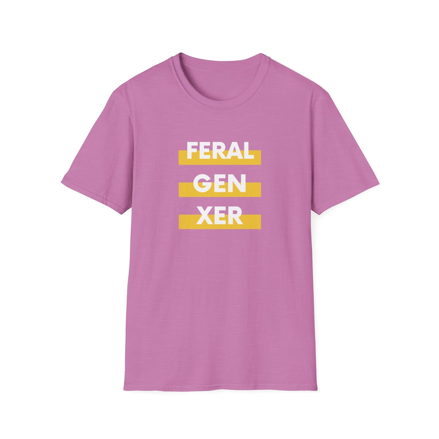 Feral Gen Xer T-Shirt - Funny Nostalgic Generation X Tee