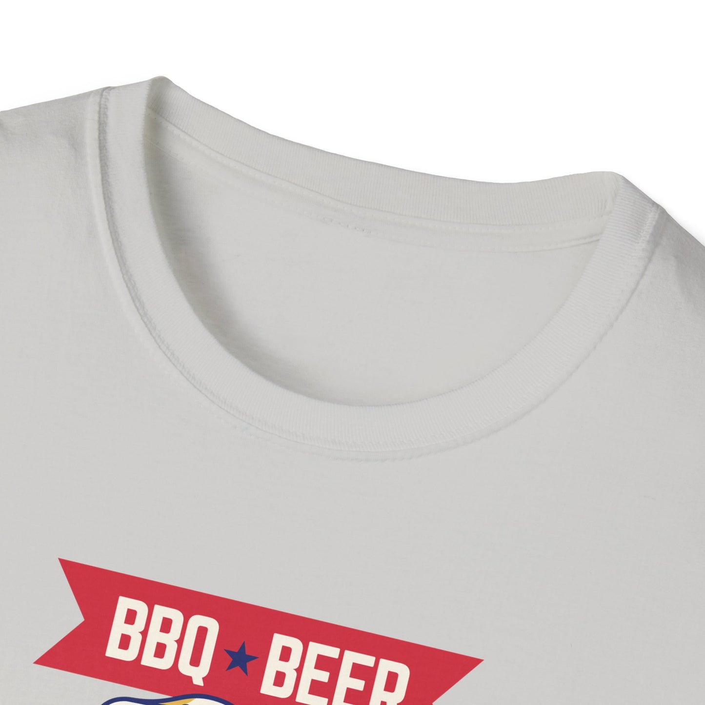 BQ, Beer, and Freedom - Patriotic Fourth of July T-Shirt