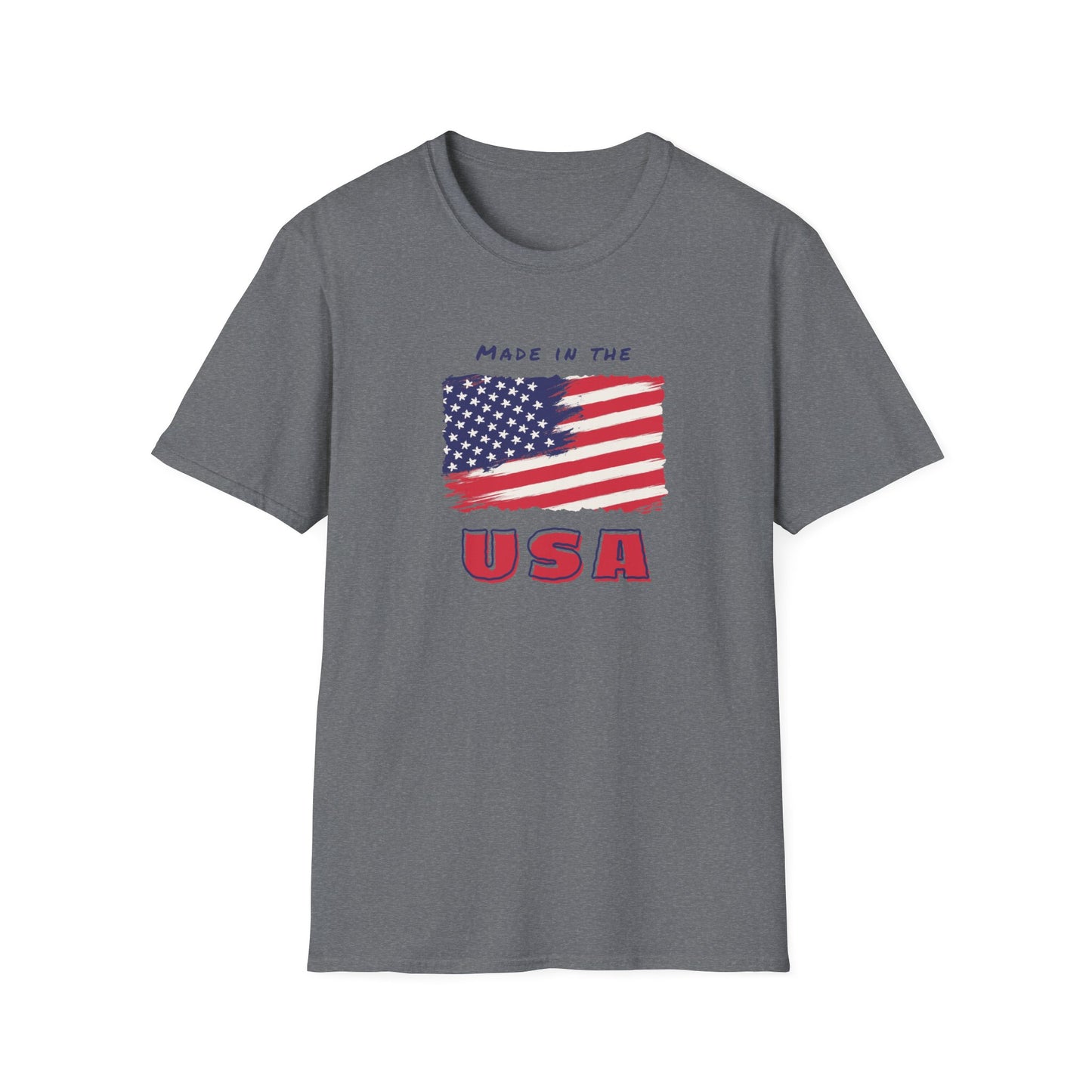 USA T-Shirt - Patriotic Fourth of July Shirt - Independence Day Flag Tee