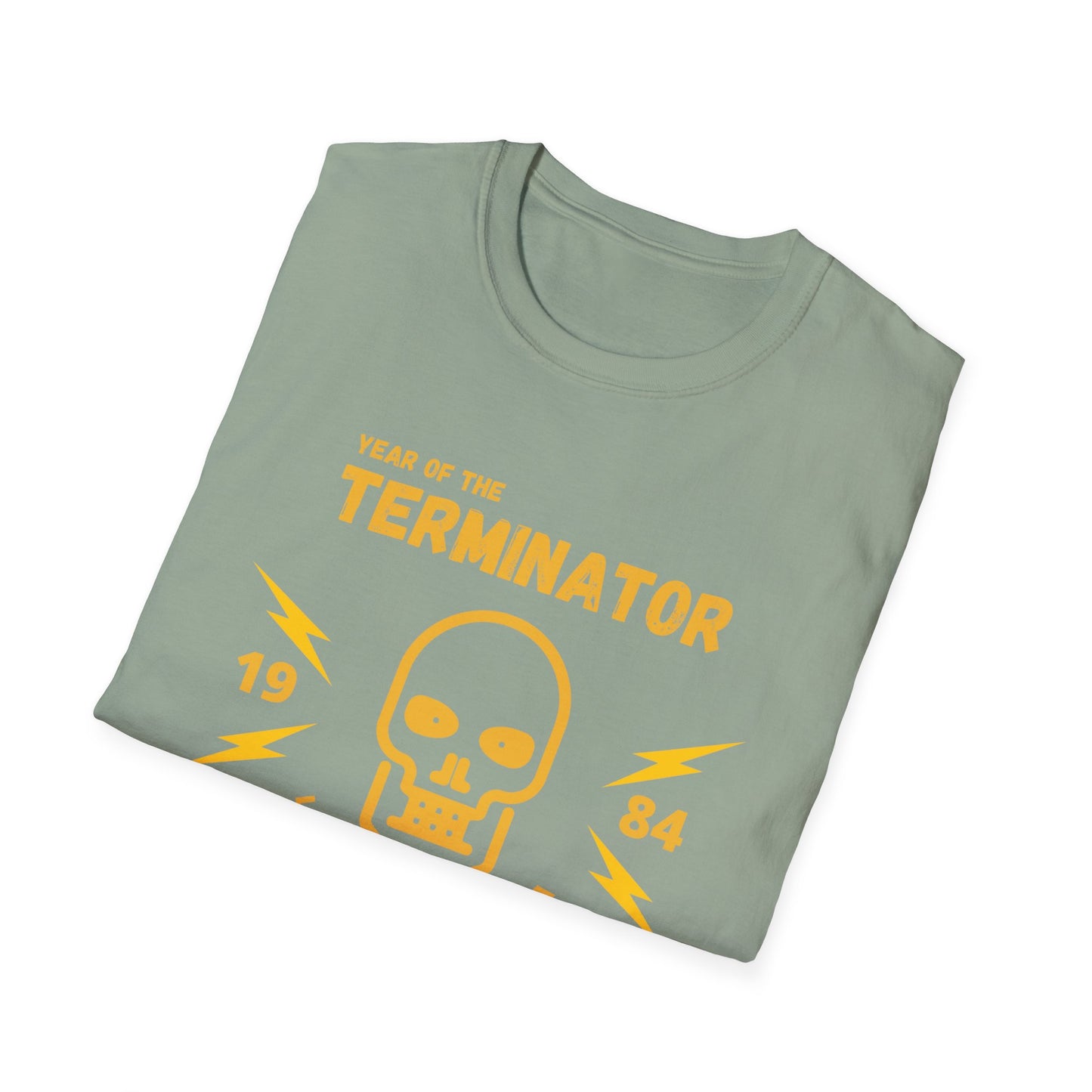 Year of the Terminator 1984 T-Shirt - Retro Sci-Fi Birthday Gift - Vintage 1984 Tee