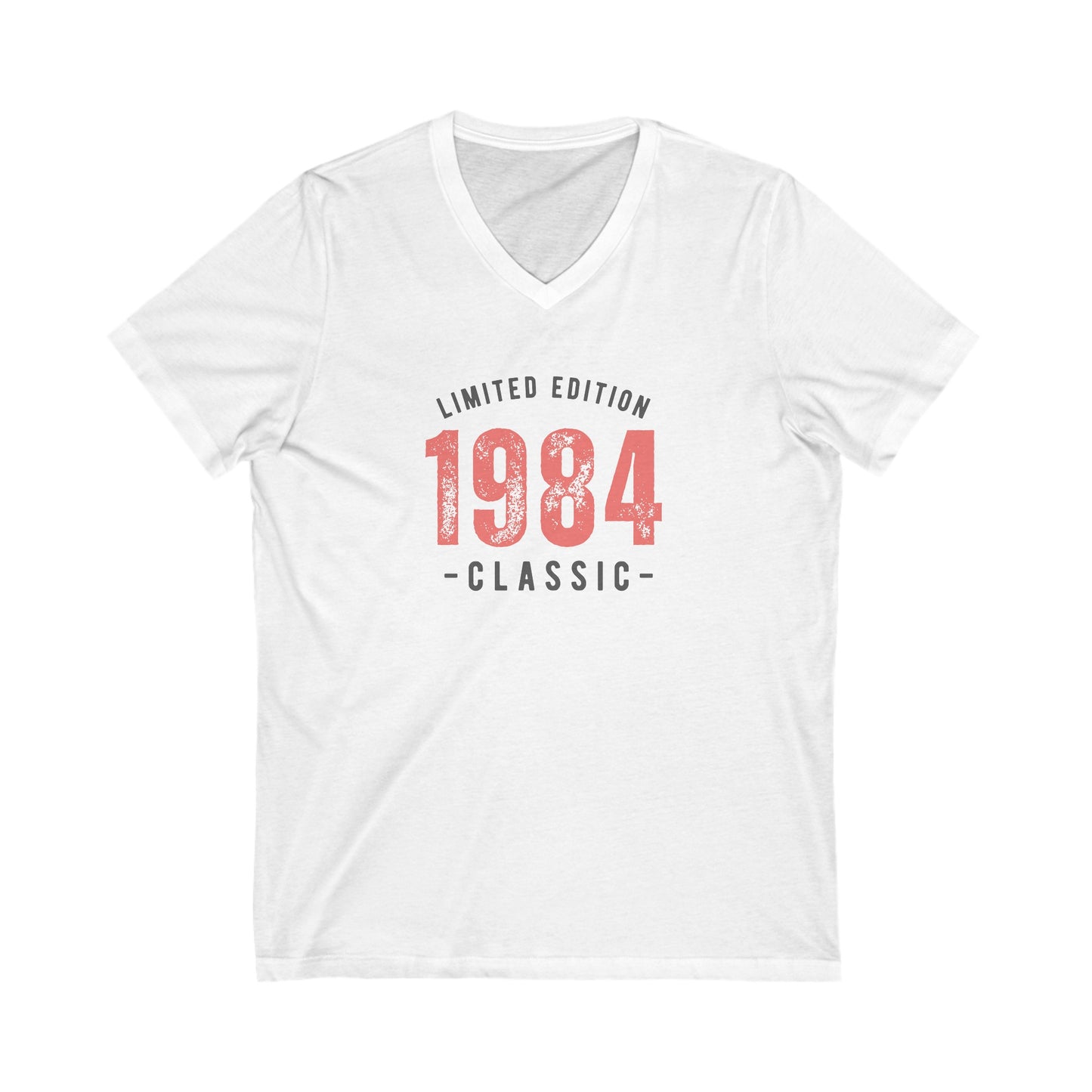 Unisex Jersey Short Sleeve V-Neck Tee