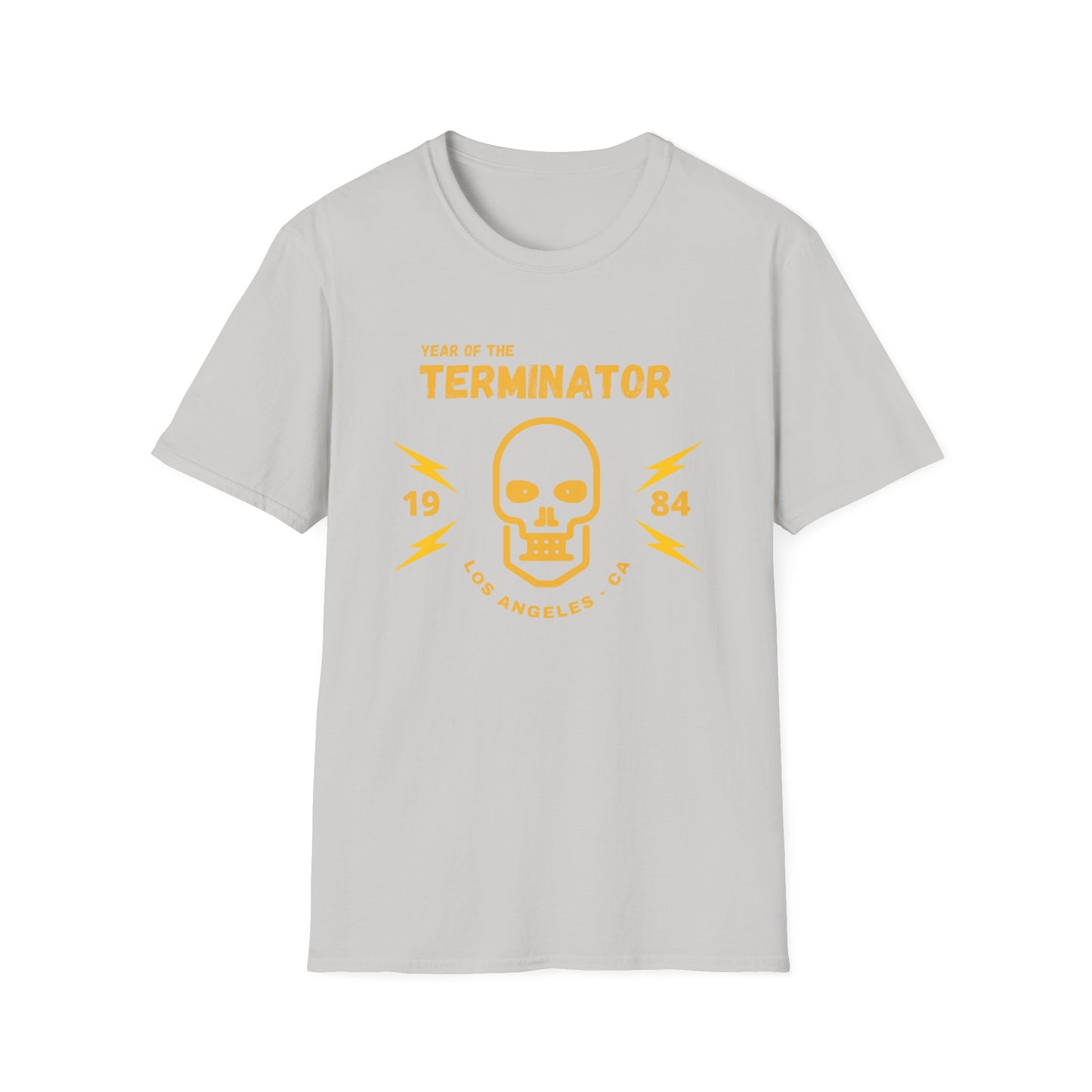 Year of the Terminator 1984 T-Shirt - Retro Sci-Fi Birthday Gift - Vintage 1984 Tee