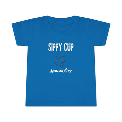 Sippy Cup Sommelier T-Shirt - Funny Toddler Tee - Cute Kids Shirt