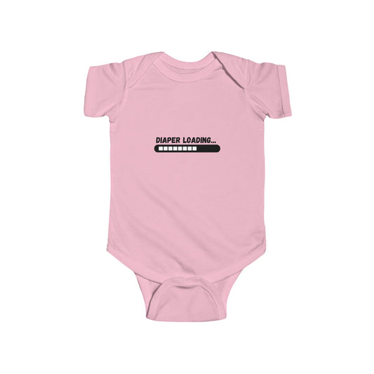 Infant Onesie Funny Potty Humor - Diaper Loading