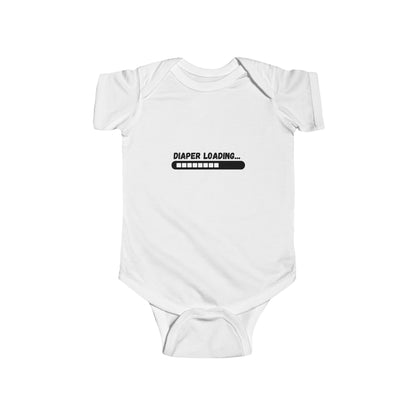 Infant Onesie Funny Potty Humor - Diaper Loading