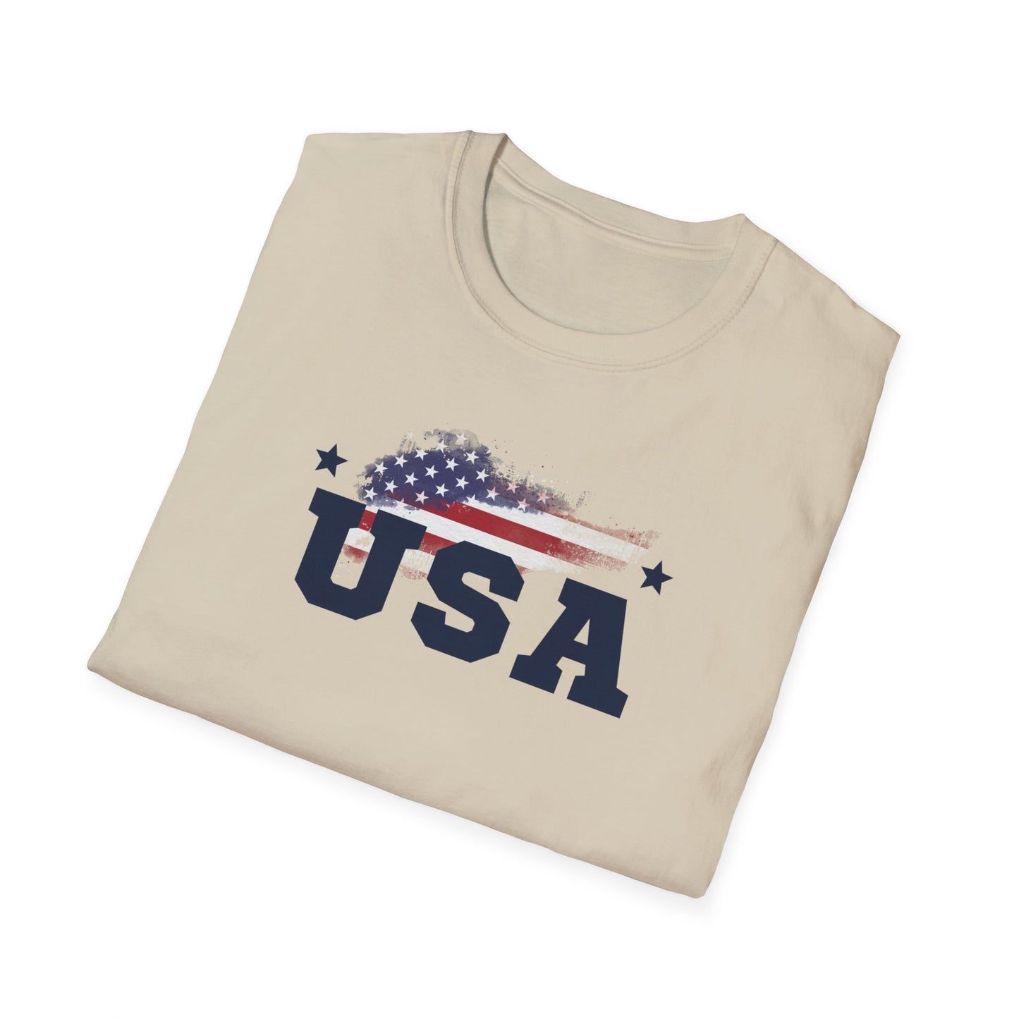 USA T-Shirt - Patriotic Fourth of July Shirt - Independence Day Flag Tee