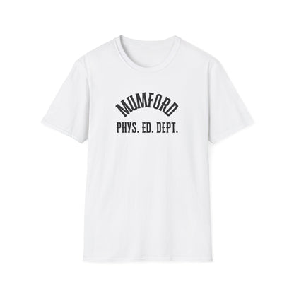 Mumford Phys Ed Dept T-Shirt - Nostalgic Beverly Hills Cop Movie Tee