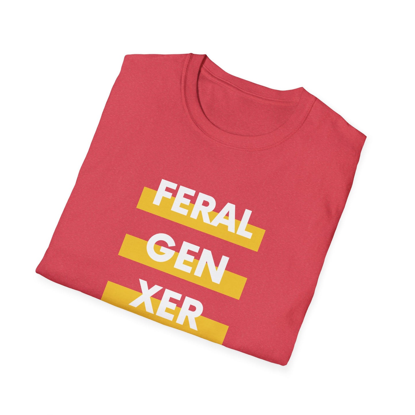 Feral Gen Xer T-Shirt - Funny Nostalgic Generation X Tee