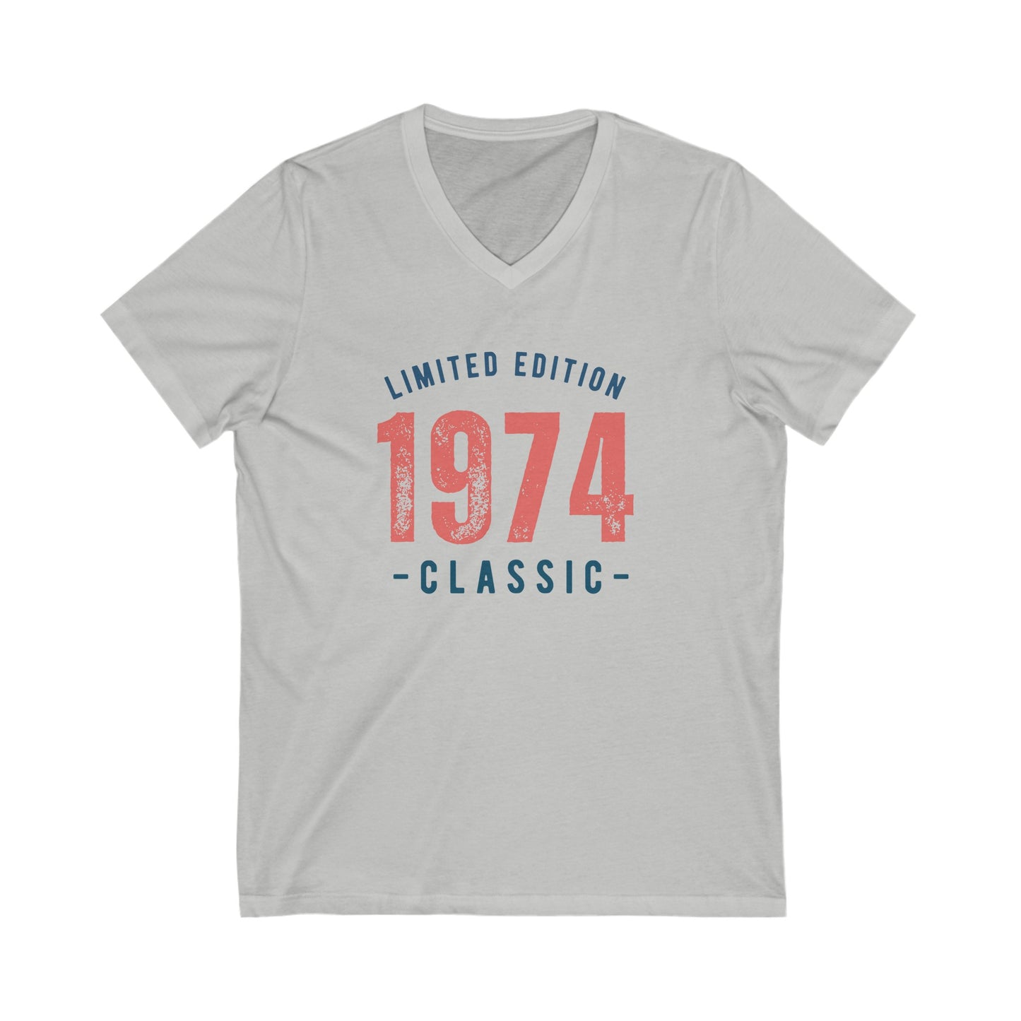 1974 Limited Edition Vintage T-Shirt V-Neck Tee