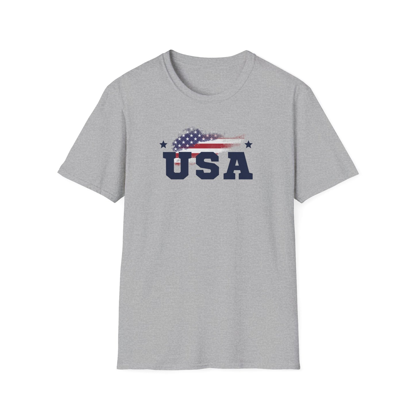 USA T-Shirt - Patriotic Fourth of July Shirt - Independence Day Flag Tee