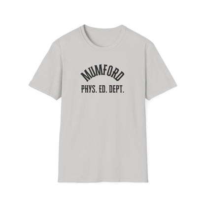 Mumford Phys Ed Dept T-Shirt - Nostalgic Beverly Hills Cop Movie Tee