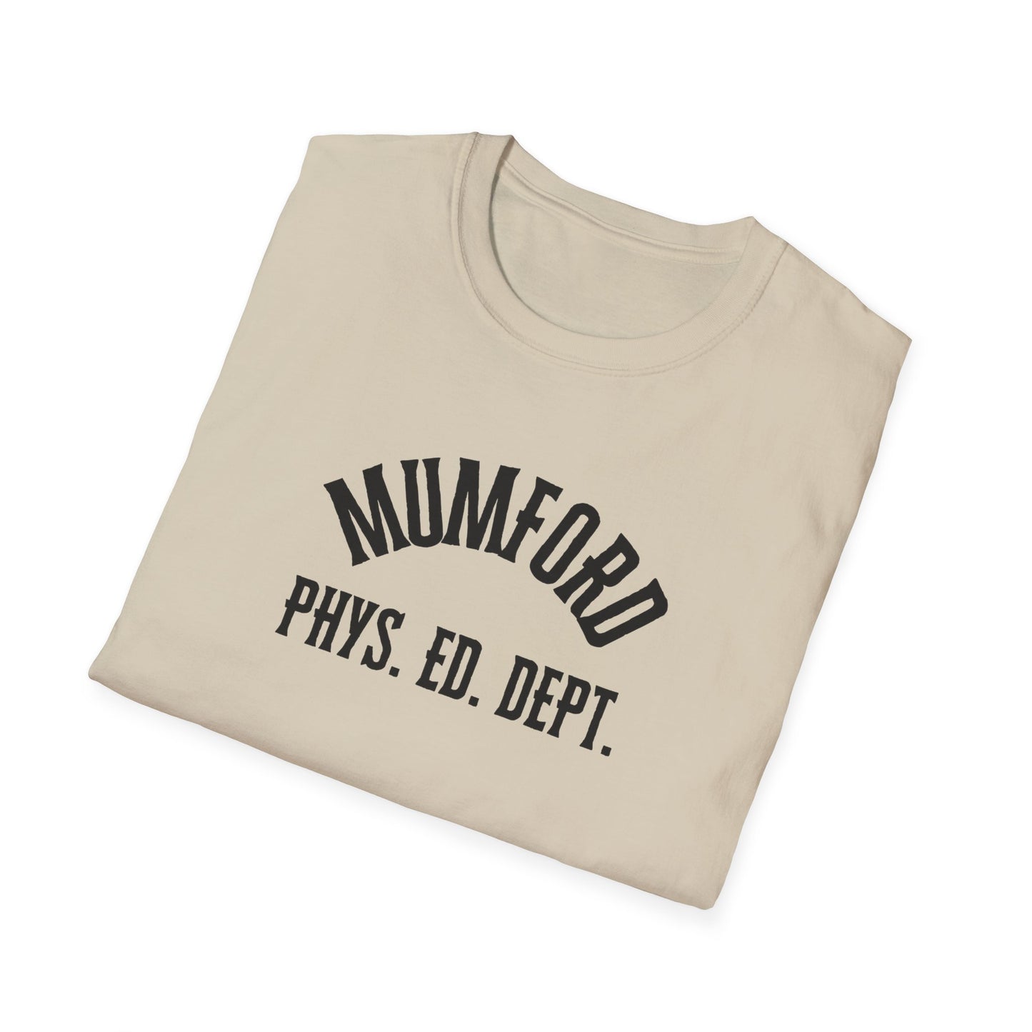 Mumford Phys Ed Dept T-Shirt - Nostalgic Beverly Hills Cop Movie Tee