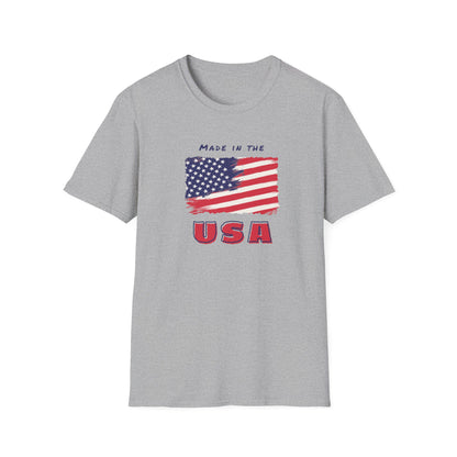 USA T-Shirt - Patriotic Fourth of July Shirt - Independence Day Flag Tee