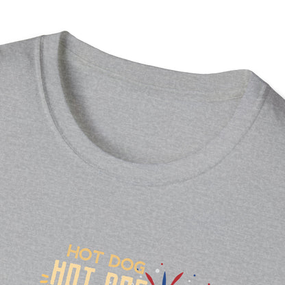 July 4th Hot Dog T-Shirt | Patriotic Hot Diggity Dog Tee