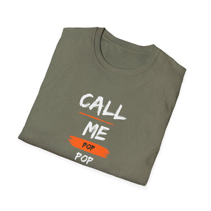 Father's Day Pop Pop T-Shirt | Call Me Pop Pop Gift for Grandpa