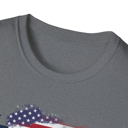 USA T-Shirt - Patriotic Fourth of July Shirt - Independence Day Flag Tee