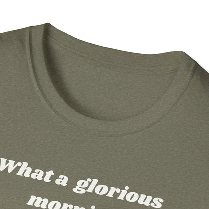 What a Glorious Morning to Step on Legos T-Shirt - Funny Parenting Dad Tee