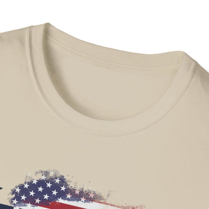 USA T-Shirt - Patriotic Fourth of July Shirt - Independence Day Flag Tee