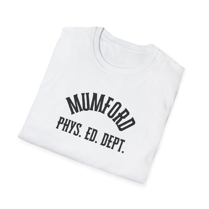 Mumford Phys Ed Dept T-Shirt - Nostalgic Beverly Hills Cop Movie Tee