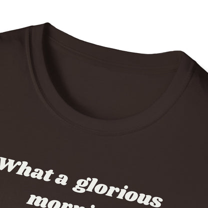 What a Glorious Morning to Step on Legos T-Shirt - Funny Parenting Dad Tee