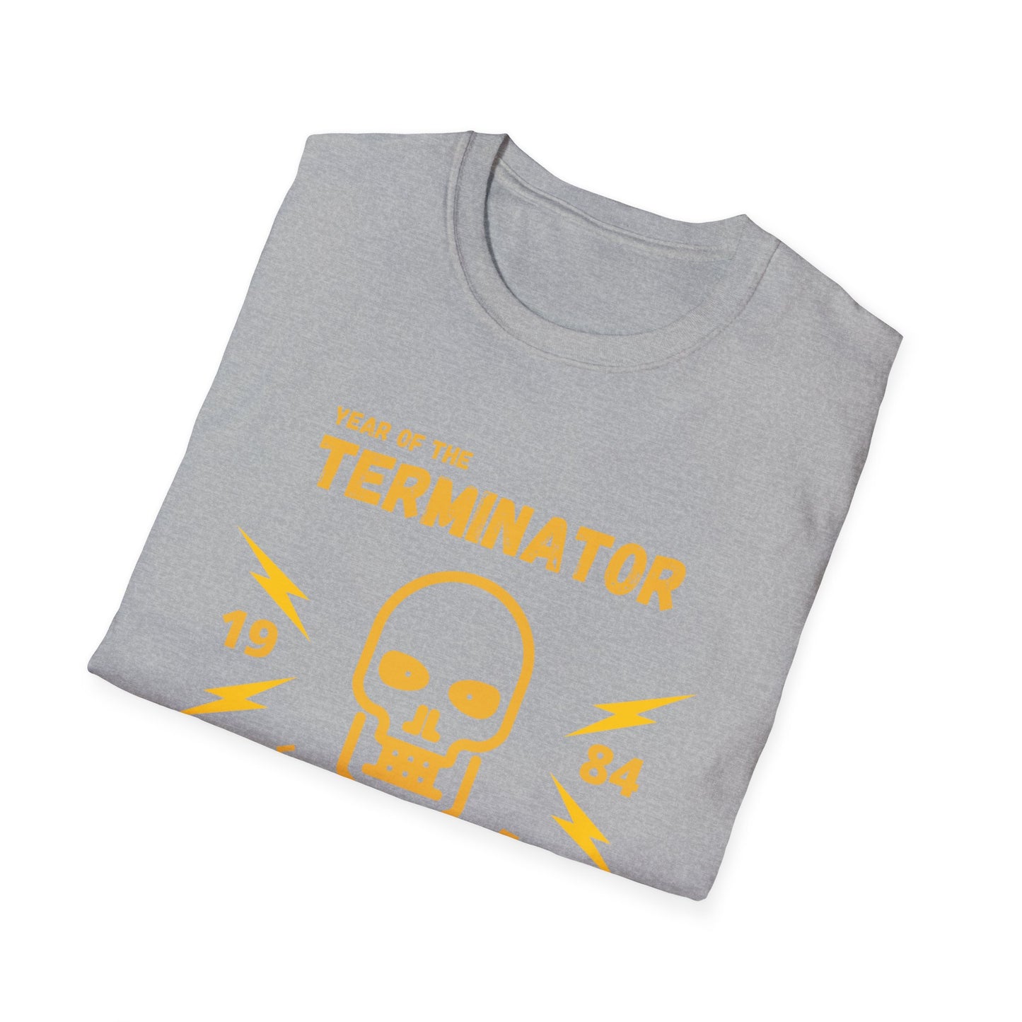 Year of the Terminator 1984 T-Shirt - Retro Sci-Fi Birthday Gift - Vintage 1984 Tee