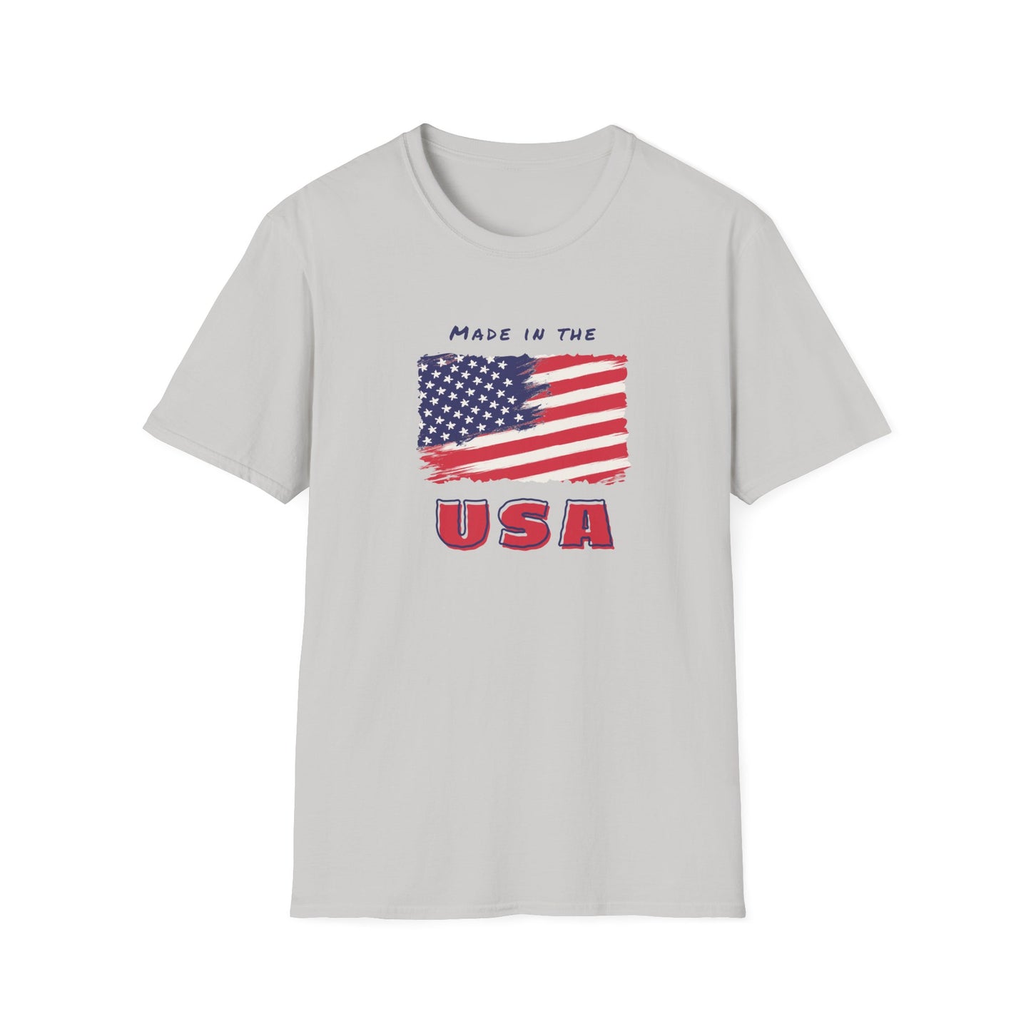 USA T-Shirt - Patriotic Fourth of July Shirt - Independence Day Flag Tee