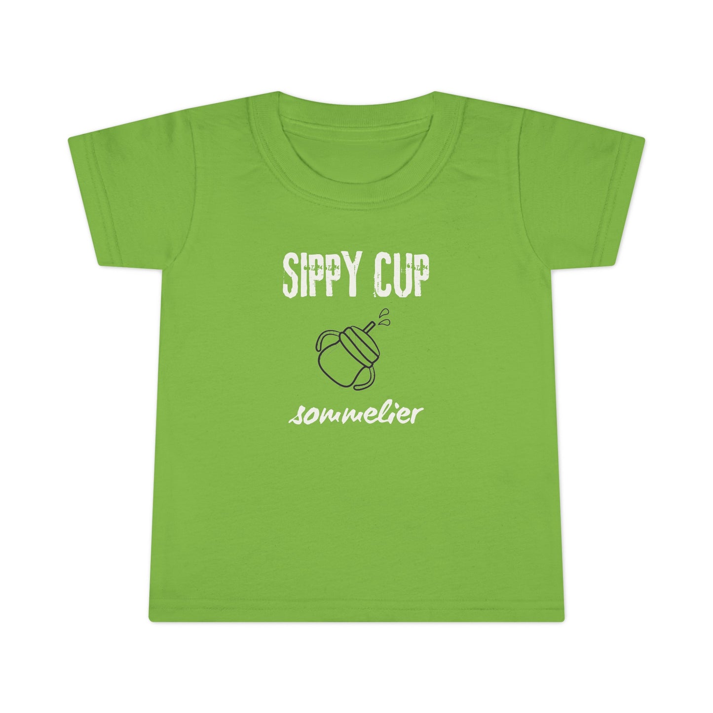 Sippy Cup Sommelier T-Shirt - Funny Toddler Tee - Cute Kids Shirt