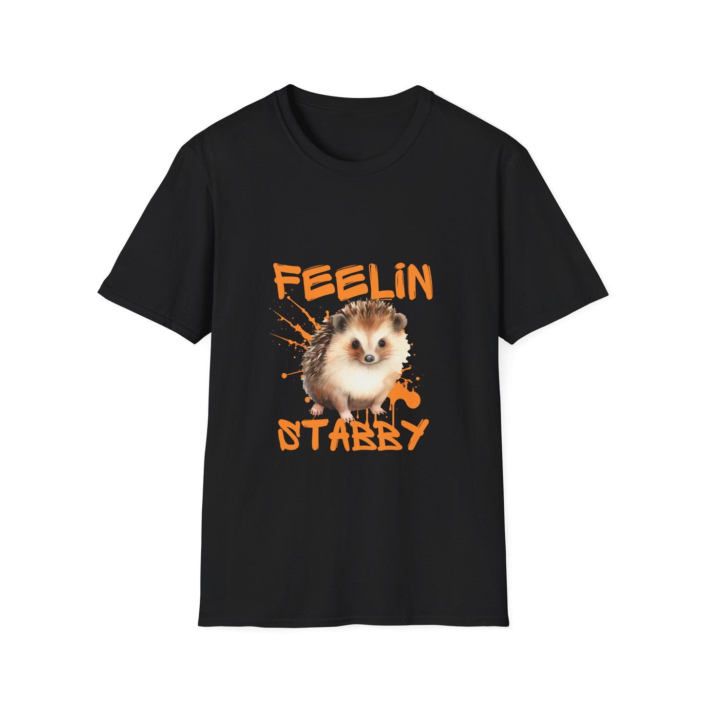 Feelin Stabby Hedgehog T-Shirt – Cute & Sassy Graphic Tee