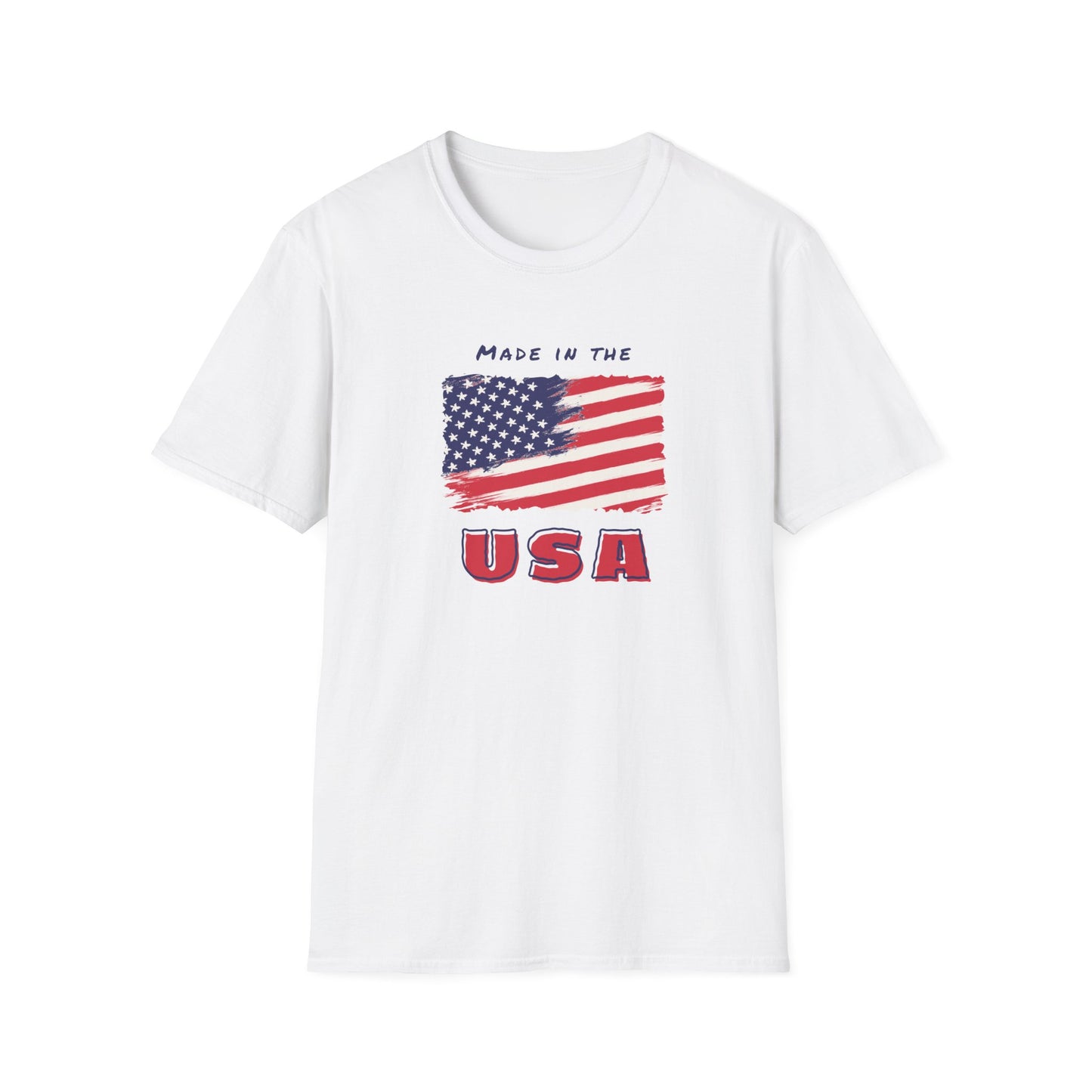 USA T-Shirt - Patriotic Fourth of July Shirt - Independence Day Flag Tee