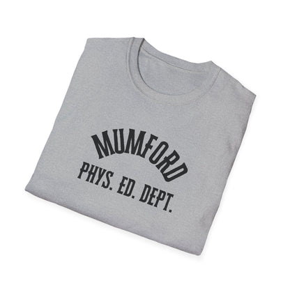 Mumford Phys Ed Dept T-Shirt - Nostalgic Beverly Hills Cop Movie Tee