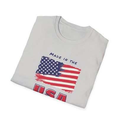 USA T-Shirt - Patriotic Fourth of July Shirt - Independence Day Flag Tee